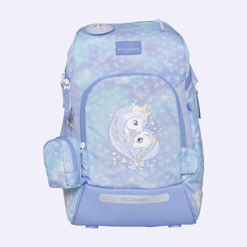 Beckmann Ghiozdan, rucsac ergonomic cu perna de aer, Active Air FLX, Unicorn Princess Ice Blue Beckmann Ghiozdan, rucsac ergonomic cu perna de aer, Active Air FLX, Unicorn Princess Ice Blue