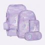 Beckmann Ghiozdan, rucsac ergonomic cu perna de aer, set Active Air FLX 6 piese, Candy
