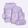 Beckmann Ghiozdan, rucsac ergonomic cu perna de aer, set Active Air FLX 6 piese, Candy
