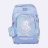 Beckmann Ghiozdan, rucsac ergonomic cu perna de aer, set Active Air FLX 6 piese, Unicorn Princess Ice Blue