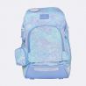 Beckmann Ghiozdan, rucsac ergonomic cu perna de aer, set Active Air FLX 6 piese, Unicorn Princess Ice Blue