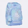 Beckmann Ghiozdan, rucsac ergonomic cu perna de aer, set Active Air FLX 6 piese, Unicorn Princess Ice Blue