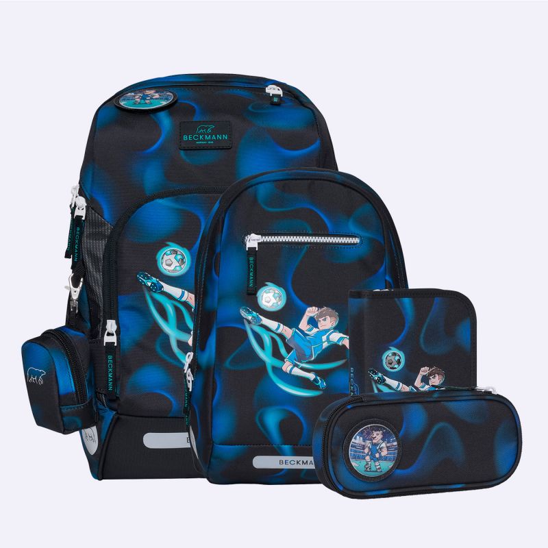 Beckmann Ghiozdan, rucsac ergonomic cu perna de aer, set Active Air FLX 6 piese, Magic League Beckmann Ghiozdan, rucsac ergonomic cu perna de aer, set Active Air FLX 6 piese, Magic League