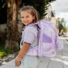 Beckmann Ghiozdan, rucsac ergonomic cu perna de aer, set Active Air FLX 6 piese, Unicorn Princess Purple