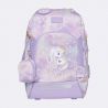 Beckmann Ghiozdan, rucsac ergonomic cu perna de aer, set Active Air FLX 6 piese, Unicorn Princess Purple
