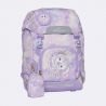 Beckmann Ghiozdan, rucsac ergonomic, set clasic 6 piese, Unicorn Princess Purple