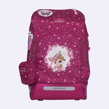 Beckmann Ghiozdan, rucsac ergonomic cu perna de aer, Active Air FLX,  Forest Deer Red