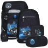 Beckmann Ghiozdan, rucsac ergonomic set clasic 7 piese, Night rider