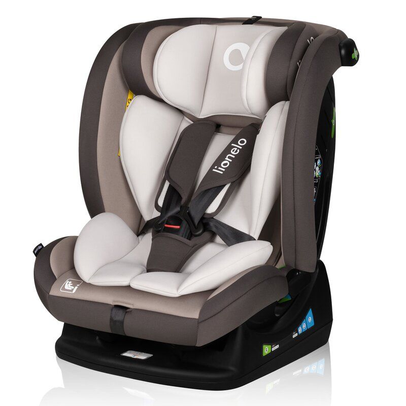 Scaun auto, Lionelo, Aart i-Size, Cu spatar inclinabil in 4 pozitii, Cu tetiera reglabila in 13 pozitii, 0-36 Kg, 40-150 cm, Cu 