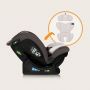 Scaun auto, Lionelo, Aart i-Size, Cu spatar inclinabil in 4 pozitii, Cu tetiera reglabila in 13 pozitii, 0-36 Kg, 40-150 cm, Cu 