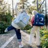 Beckmann Ghiozdan, rucsac ergonomic cu perna de aer, set Active Air FLX 6 piese, Forest Deer Dusty Mint