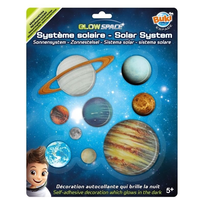 BUKI France Decoratiuni de perete fosforescente - Sistemul Solar BUKI France Decoratiuni de perete fosforescente - Sistemul Solar