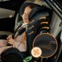 Scaun auto, Lionelo, Harper i-Size, Isofix, Cu centura TopTether, Cu spatar inclinabil in 5 pozitii, Cu tetiera reglabila in 13 