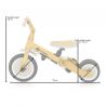 Tricicleta, Petite&Mars, Turbo, 5 in 1, Multifunctionala, Vehicul de impins, Bicicleta cu/fara pedale, Cu maner de ghidaj, Detas