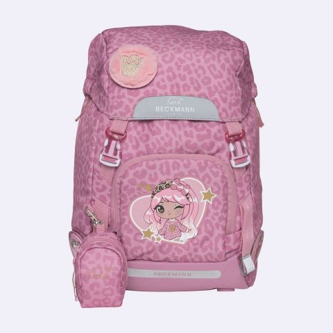 Beckmann Ghiozdan, rucsac ergonomic pentru scoala, Clasic, Roxy