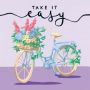 Ravensburger - CreArt pictura pe numere pentru adulti bicicleta Take it easy