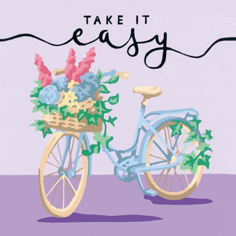 Ravensburger - CreArt pictura pe numere pentru adulti bicicleta Take it easy Ravensburger - CreArt pictura pe numere pentru adulti bicicleta Take it easy