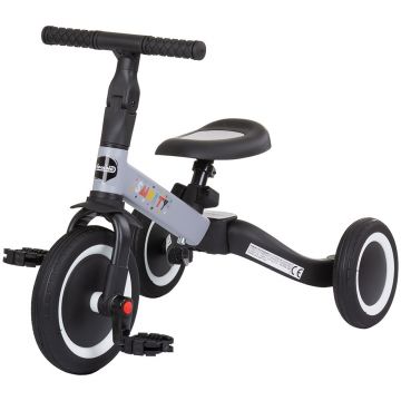 Chipolino Tricicleta si bicicleta Smarty 2 in 1 grey