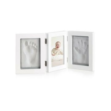Jane Kit rama foto cu mulaj amprenta manuta si piciorus, White