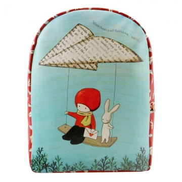 Santoro Poppi Love Rucsac fermoar gradinita Messenger