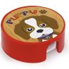 Lebez Set scolar Puppy (1 radiera, 1 ascutitoare, 1 rigla de 15 cm, 1 creion, 1 mini blocnotes)
