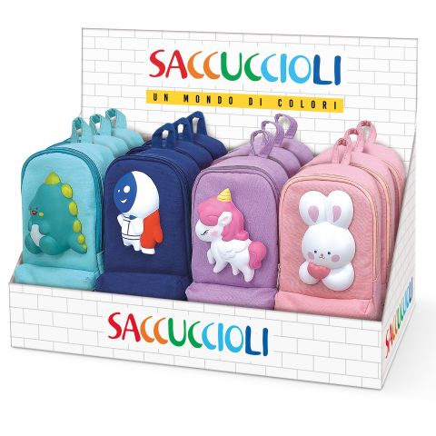 Lebez Penar Squishy cu 2 compartimente, model rucsac, 4 modele (12 buc/display)