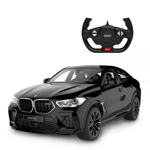 Rastar 1:14 masina cu telecomanda bmw x6 m negru scara 1 la 14
