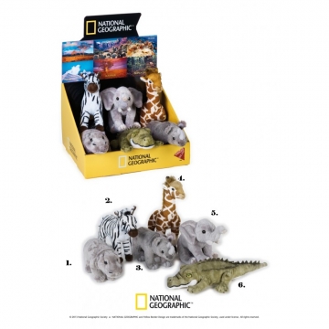 National Geographic Animal savana pui Jucarie din plus 18cm