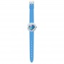 Ceas de mana analogic bleu cu colier Frozen Disney