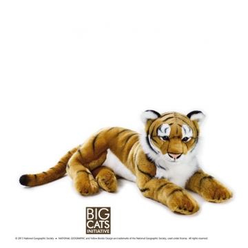 National Geographic Jucarie din plus Tigru 65cm