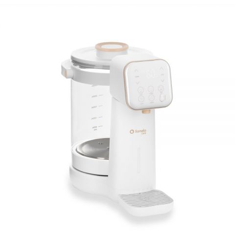 Aparat pentru incalzirea si declorizare apei, Lionelo, Babypresto 2.0, Pentru lapte parf, Lampa UV, Rezervor 3l, Lumina de noapt