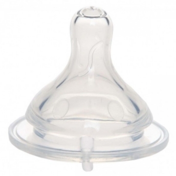 BO Jungle Set 2 tetine groase din silicon pentru biberon