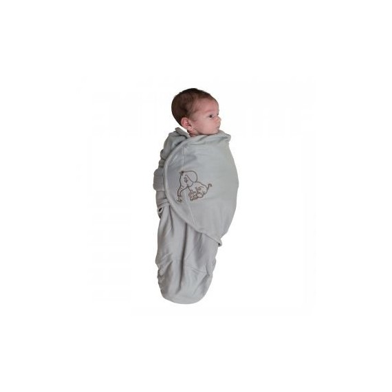 BO Jungle Body special tip Wrap marime S (3-6kg) Elefant Gri pentru bebelusi din bumbac