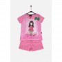 Pijama fete cu tricou Gorjuss Every Summer Has A Story, scurte