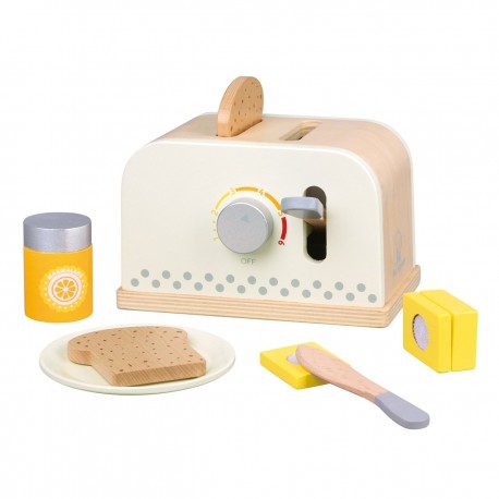 New Classic Toys Set toaster - Alb