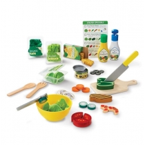 Melissa and Doug Set de joaca din lemn Salate delicioase