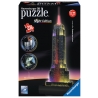 Ravensburger Puzzle 3D Empire State Building - Lumineaza noaptea, 216 piese