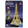 Ravensburger Puzzle 3D Turnul Eiffel Noaptea 216 piese