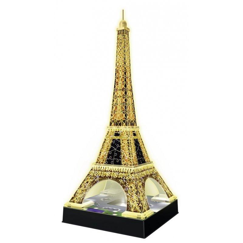 Ravensburger Puzzle 3D Turnul Eiffel Noaptea 216 piese Ravensburger Puzzle 3D Turnul Eiffel Noaptea 216 piese