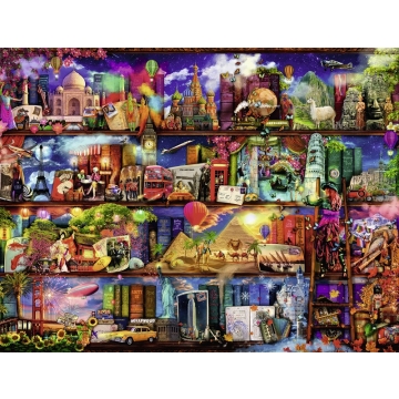 Ravensburger Puzzle Lumea Cartilor, 2000 piese