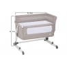 BabyGo   Patut co-sleeper 2 in 1 Together Beige