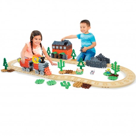 Little Tikes Blocuri De Constructie - Tren Cu Aburi