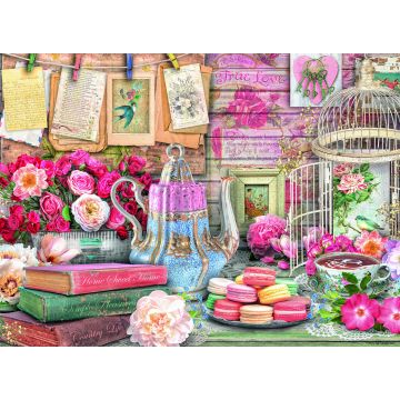 Ravensburger PUZZLE PETRECERE CU CEAI, 500 PIESE