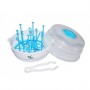 BO Jungle Sterilizator rapid pentru 6 biberoane bebelusi pentru cuptorul cu microunde