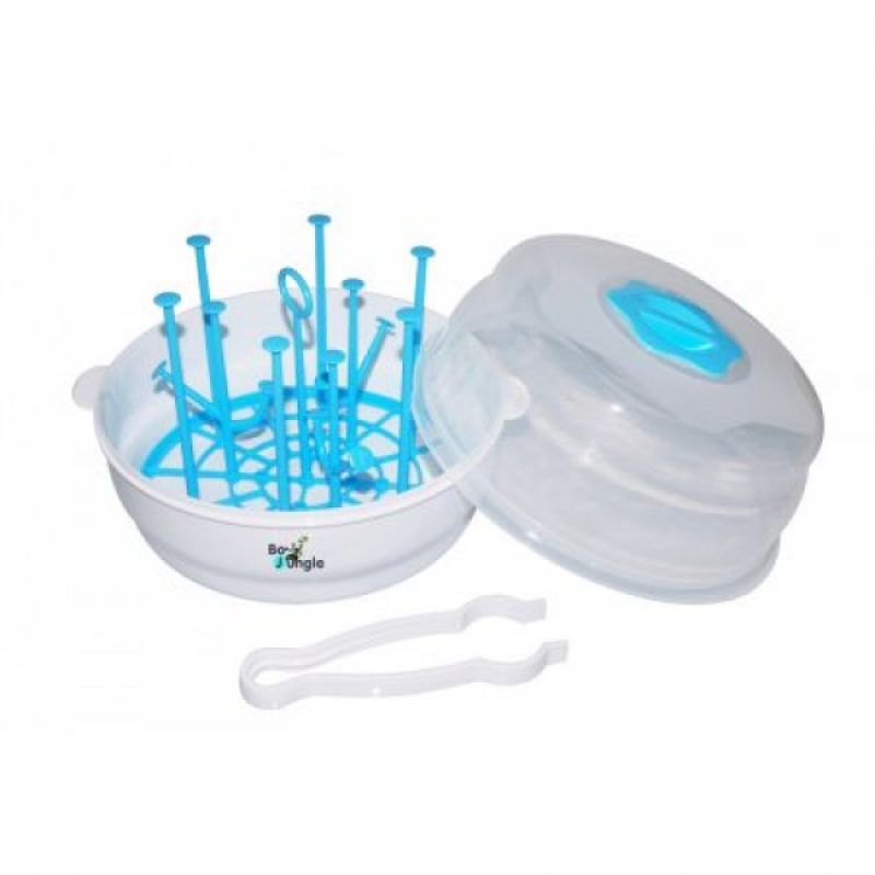 BO Jungle Sterilizator rapid pentru 6 biberoane bebelusi pentru cuptorul cu microunde BO Jungle Sterilizator rapid pentru 6 biberoane bebelusi pentru cuptorul cu microunde