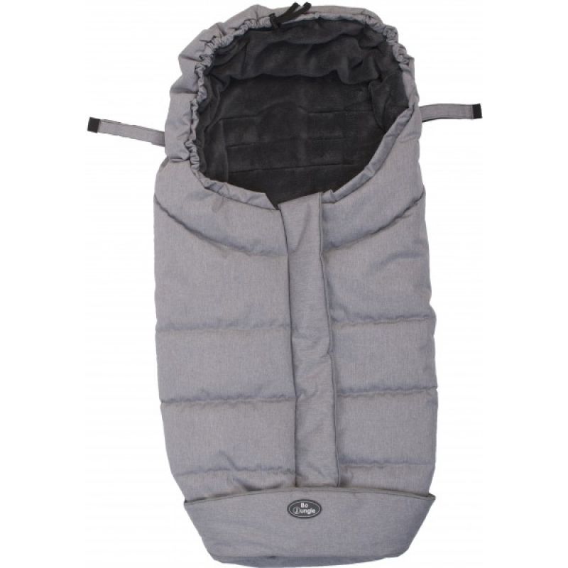 BO Jungle Sac de dormit pentru carucior Gri cu interior fleece BO Jungle Sac de dormit pentru carucior Gri cu interior fleece