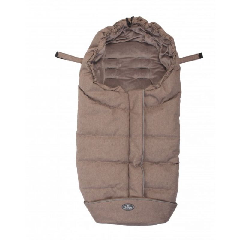 BO Jungle Sac de dormit pentru carucior Taupe cu interior fleece BO Jungle Sac de dormit pentru carucior Taupe cu interior fleece