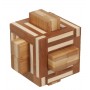 Fridolin Joc logic IQ din lemn bambus Double sticks