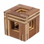Fridolin Joc logic IQ din lemn bambus Magic frame