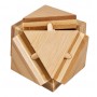 Fridolin Joc logic IQ din lemn bambus Triangleblock